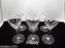 Baccarat France Crystal Genova 6 Port Wine Glasses