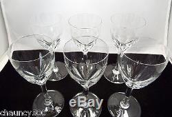 Baccarat France Crystal Genova 6 Port Wine Glasses