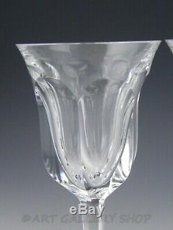 Baccarat France Crystal MALMAISON 6-3/4 WINE GOBLETS GLASSES Set of 5 Mint