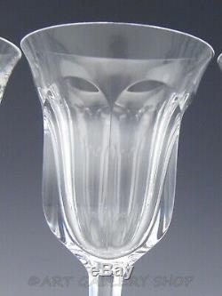 Baccarat France Crystal MALMAISON 6-3/4 WINE GOBLETS GLASSES Set of 5 Mint