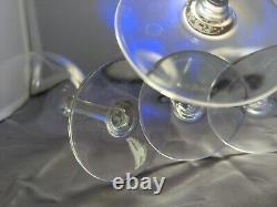 Baccarat France Crystal Wine Glasses Set of 4