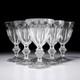 Baccarat France Cut Crystal Harcourt 1841 6 Water Goblet Wine Glasses 6.5 A