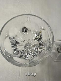 Baccarat France Harcourt Set Of 2 Crystal Wine Glasses 4.47 New Condition