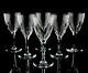 Baccarat Genova (Cut) Claret Wine Glasses Set of 6 Vintage Crystal France