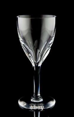 Baccarat Genova Water Wine Goblet Glasses Set of 3 Vintage Crystal France Signed