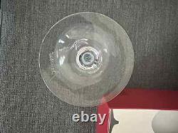 Baccarat Grand Bordeaux Glasses, Set of 2, New in Original Box