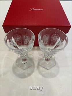 Baccarat Harcourt Etched Wine Glass Set By Marcel Wanders