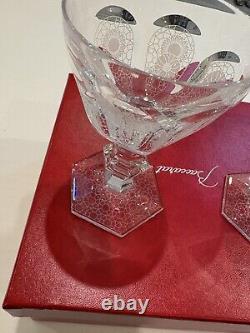 Baccarat Harcourt Etched Wine Glass Set By Marcel Wanders