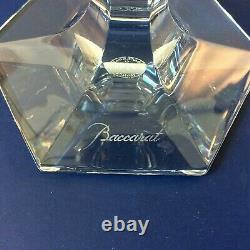 Baccarat Harcourt Signed Set 2 Crystal Claret Wine Glasses 6 Oz Orig Red Tags 5