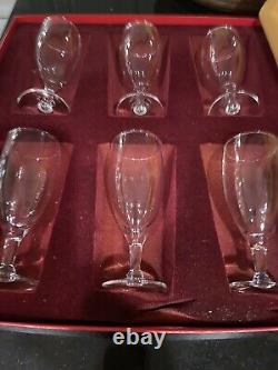 Baccarat Haute Brion Crystal From France- Port Wine Glasses(9)