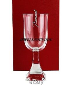 Baccarat Maladetta American White Wine Lead Crystal Glass Made In France New