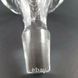Baccarat Malmaison Cut Full-Lead Crystal Wine Decanter with Stopper 11.75