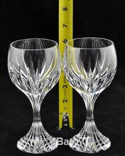 Baccarat Massena 5.9 White Wine Glasses 2 STEMS