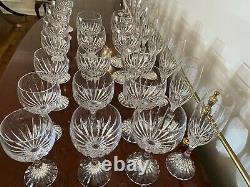 Baccarat Massena Water Wine Champagne Goblets 30 Pieces