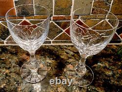 Baccarat Monaco (2) Wine Glasses 7