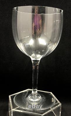 Baccarat Montaigne Optic Crystal 5-7/8 Tall Claret Wine Glasses FOUR (4)