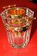 Baccarat Moulin Rouge Crystal Champagne/Wine Bucket with Gilded Fittings