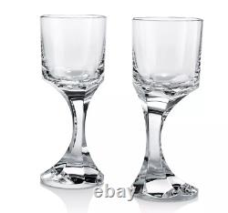 Baccarat Narcisse Crystal 6.6 Wine Glass France 2812669 Set Of 2 New Rare