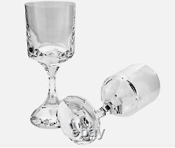 Baccarat Narcisse Crystal 6.6 Wine Glass France 2812669 Set Of 2 New Rare