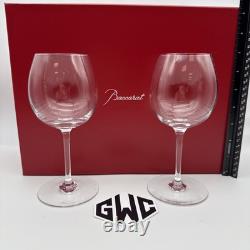 Baccarat Oenologie Burgundy Wine Glass Clear Crystal 2 Pieces New 2100292 Sealed Baccarat Oenologie Burgundy Wine Glass Clear Crystal 2 Pieces New 2100292 Sealed