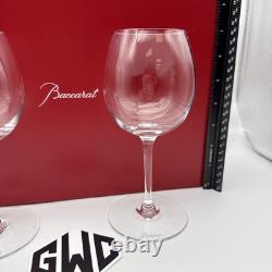 Baccarat Oenologie Burgundy Wine Glass Clear Crystal 2 Pieces New 2100292 Sealed Baccarat Oenologie Burgundy Wine Glass Clear Crystal 2 Pieces New 2100292 Sealed