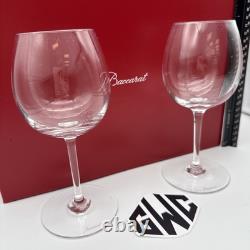 Baccarat Oenologie Burgundy Wine Glass Clear Crystal 2 Pieces New 2100292 Sealed Baccarat Oenologie Burgundy Wine Glass Clear Crystal 2 Pieces New 2100292 Sealed