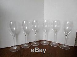Baccarat Paris ST. REMY Crystal 8 3/8 Tall Wine Water Goblet - Set of SIX