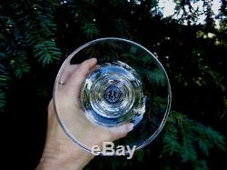 Baccarat Piccadilly 6 Wine Crystal Glass Glasses 6 Verres A Vin Cristal Taillé Z