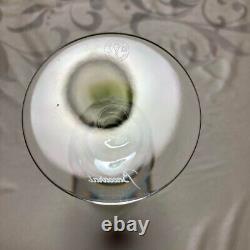 Baccarat Vega Fortissimo Crystal Wine Glass green H23cm 9in. Used JAPAN