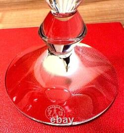 Baccarat Vega Wine Glasses Set of 2 Crystal Pair Glass Champagne With Box New
