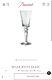 Baccarat crystal wine glass
