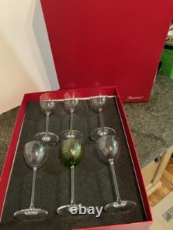 Baccarat crystal wine glasses set