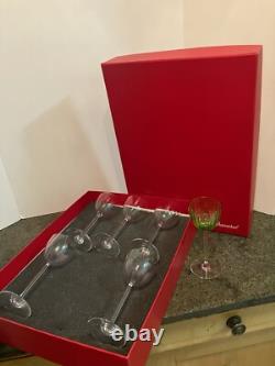 Baccarat crystal wine glasses set
