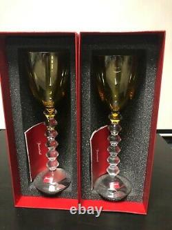 Baccarat wine glasses Pair