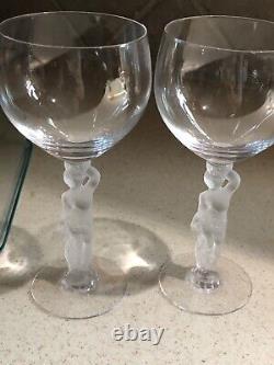 Bacchus Pair Crystal Wine Glasses