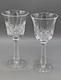 Ballyshannon by Waterford clear crystal pair of Wine Glasses 6 7/8, gently used