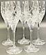 Beautiful Mikasa English Garden Crystal Etched Wine Glasses 5-8 1/4 1987-2006