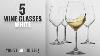 Best Wine Glasses White 2018 Paksh Novelty Italian White Wine Glasses 15 Ounce Lead Free