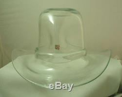 Blenko Crystal COWBOW HAT Ice Bucket Wine Champagne Cooler