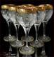 Bohemia Crystal Wine Glasses 21 cm, 340 ml, Caezar DeLuxe 6 pc New