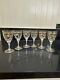 Bohemia Crystal Wine Glasses X 6 Gold Silver CELTIC KNOT BNIB X 2 ART GLASS VTG