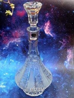 Bohemian Czech Cut Crystal Queen Lace 10 8 oz Wine Glasses (LOT DISCOUNT)