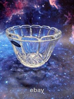 Bohemian Czech Cut Crystal Queen Lace 10 8 oz Wine Glasses (LOT DISCOUNT)