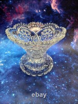 Bohemian Czech Cut Crystal Queen Lace 10 8 oz Wine Glasses (LOT DISCOUNT)