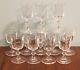 Boxed Set 12 Steuben Hand Blown Crystal Amorial Wine Glass Glasses Felts 1 of 4