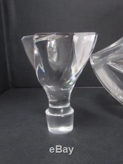Brilliant LALIQUE ABERDEEN Swirl Crystal DECANTER Glass Wine/Scotch #13304 N/R