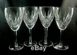 CARINA by Waterford Crystal CLARET WINE GLASSES 7 1/8 Set of 4