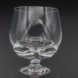 CHIPS Lalique France Crystal Bordeaux Wine Glass Set of 3- 5 1/4H FREE USA SHIP