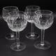 CHIPS Waterford Crystal Colleen Oversize Wine Goblet Glasses 7 5/8 Set of 4