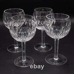 CHIPS Waterford Crystal Colleen Oversize Wine Goblet Glasses 7 5/8 Set of 4